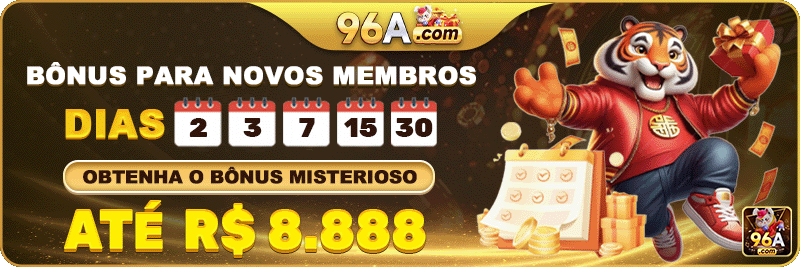 Convite do aplicativo 96a.com com destaque de bônus